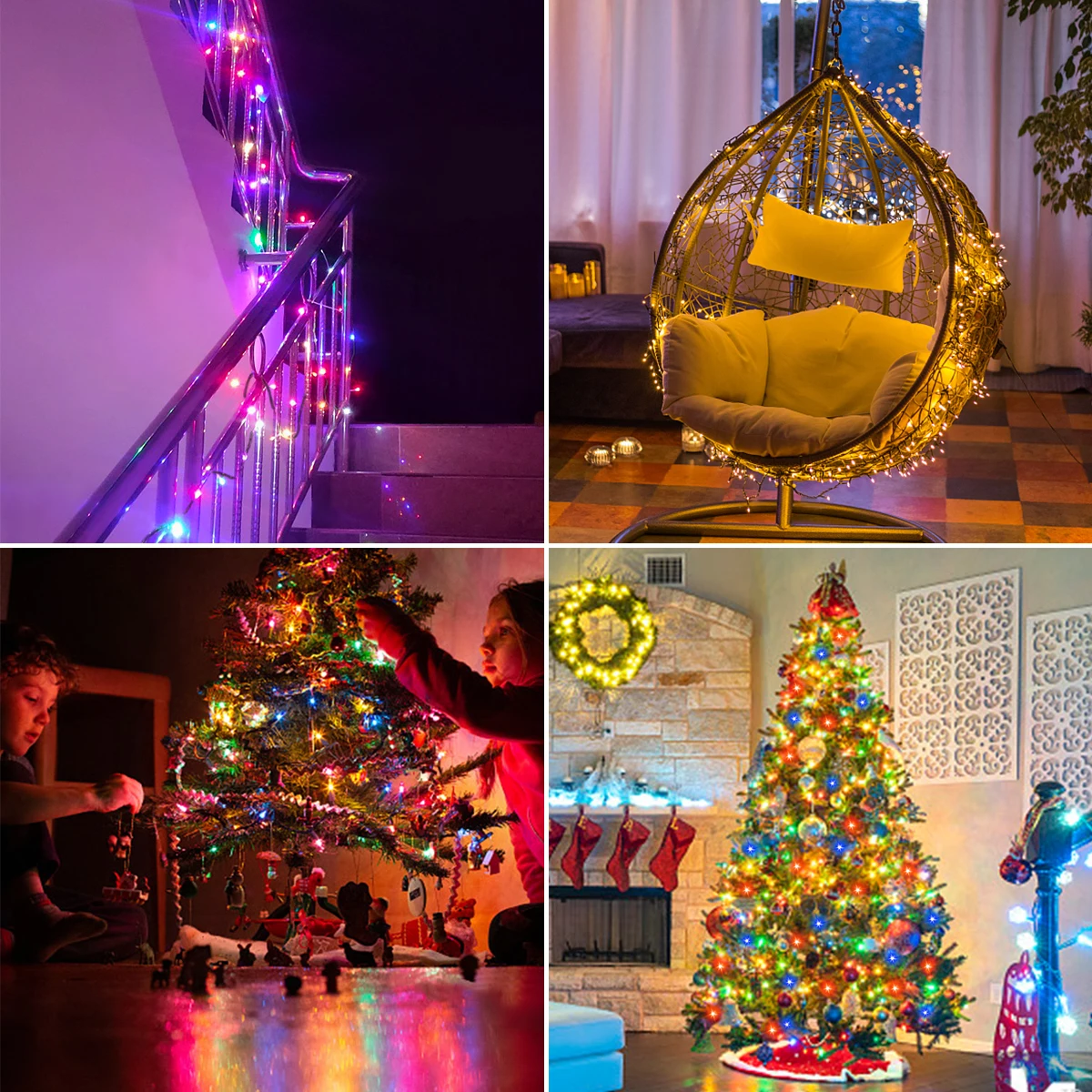 10M 20M 30M 50M 100M 24V cadena de iluminación exterior guirnaldas de luces Led para jardín para guirnalda hogar vacaciones fiesta de año nuevo decoración navideña