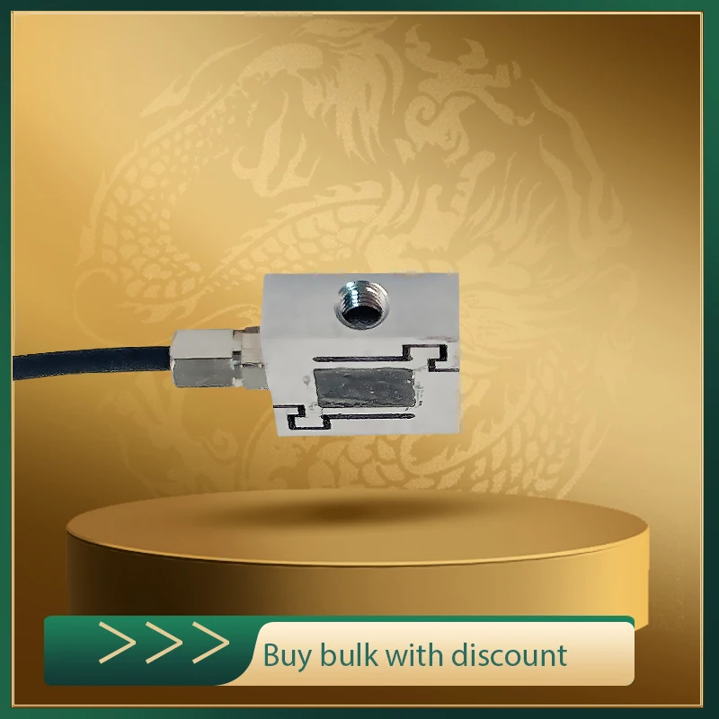 Sensor de Celda de Carga Tipo S, Capacidad de 5kg-50kg, Alta Repetibilidad 2.0±10% MV/V de Salida, ±0.1% de Histéresis, IP66, Amplio Rango de Temperatura