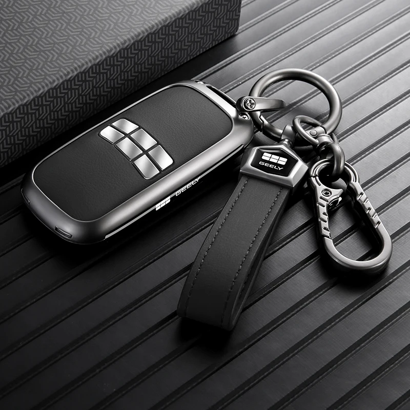 Funda Protectora Completa Anti-Rayones y Anti-Caídas para Llave de Coche Geely EX5 Starray EM-i e.MAS 7, Accesorios de Coche de Aleación de Zinc