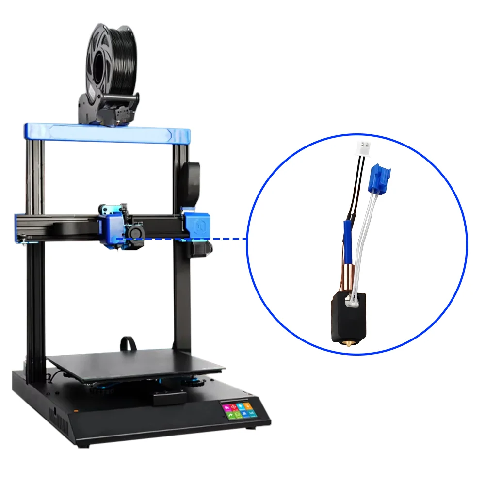 Hotend mejorado para artillería Sidewinder X1 X2 Genius y Pro piezas de impresora 3D kits de termistor de bloque calefactor de boquilla totalmente metálica