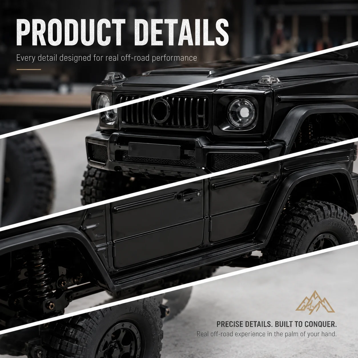 AX30 1:30 Mini RC Rock Crawler 4WD RTR, Modelo a Escala de Camioneta Todoterreno con Control Remoto Totalmente Proporcional
