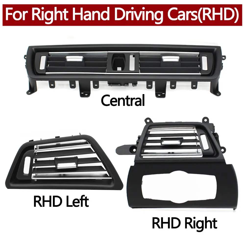 Panel de salida de rejilla de ventilación de CA para aire acondicionado delantero y trasero de coche LHD RHD para BMW Serie 6 F06 F12 F13 630 635 640 645 650 64229197484