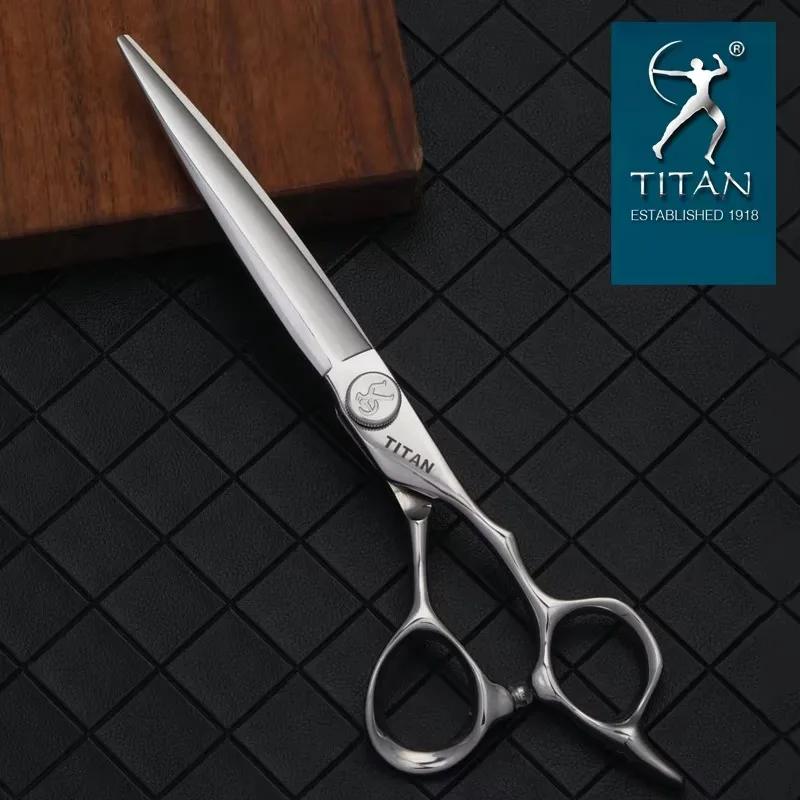 Tijeras de Peluquería Titan de 7.0 Pulgadas para Cortes de Cabello, Tijeras Profesionales de Peluquería, Herramienta de Barbería