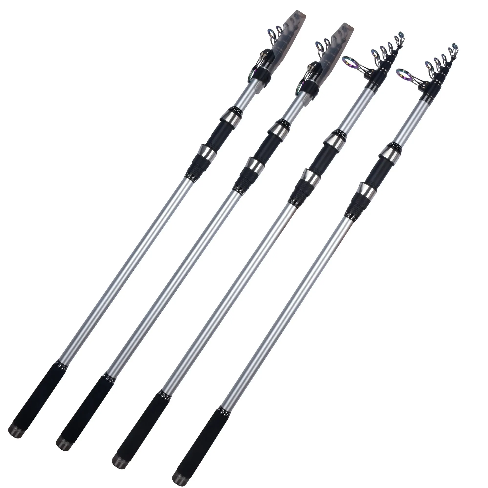 AliExpress Collection BIUTIFU-cañas de pescar telescópicas para Surfcasting, caña de pescar telescópica de carbono, potencia de giro de viaje de 60-3,9g, 4,2/4,5/5,0/5,3 m, 30T