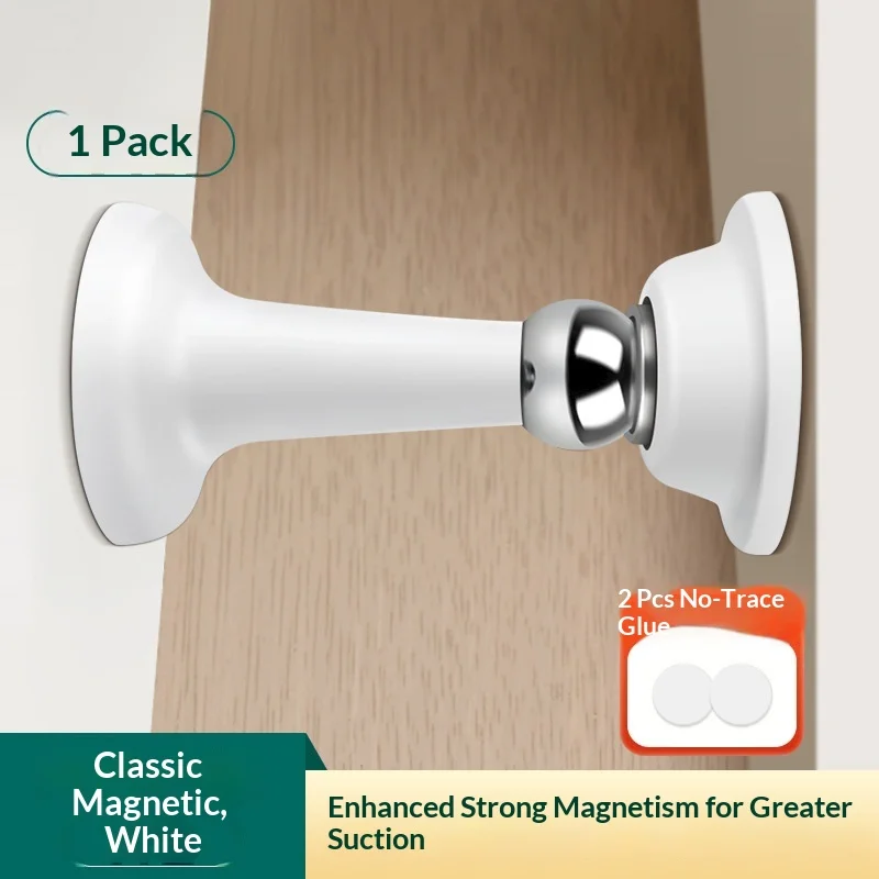 Tope de puerta sin perforación, soporte magnético de silicona para puerta, tope de puerta anticolisión, tope de puerta magnético para dormitorio, fijador de puerta de casa