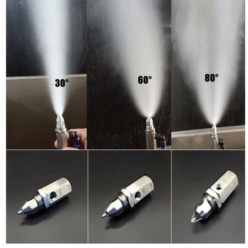 Boquilla atomizadora de aire sin goteo, atomizador de aire ultrasónico, cabezal de aspersor de nebulización de niebla, refrigeración, eliminación de polvo, SV980, SV882, SK508