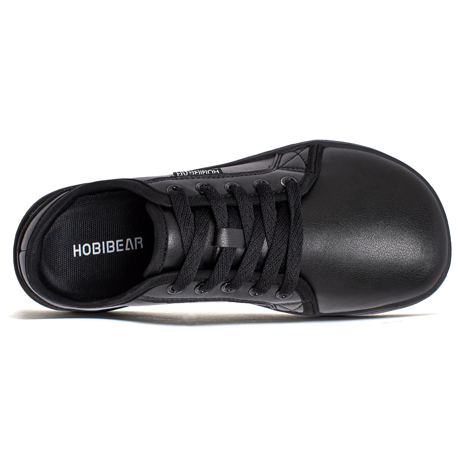 HOBIBEAR Zapatos minimalistas para hombres y mujeres, zapatos de punta ancha descalzos sin caída, zapatillas ligeras informales de cuero Artificial para caminar