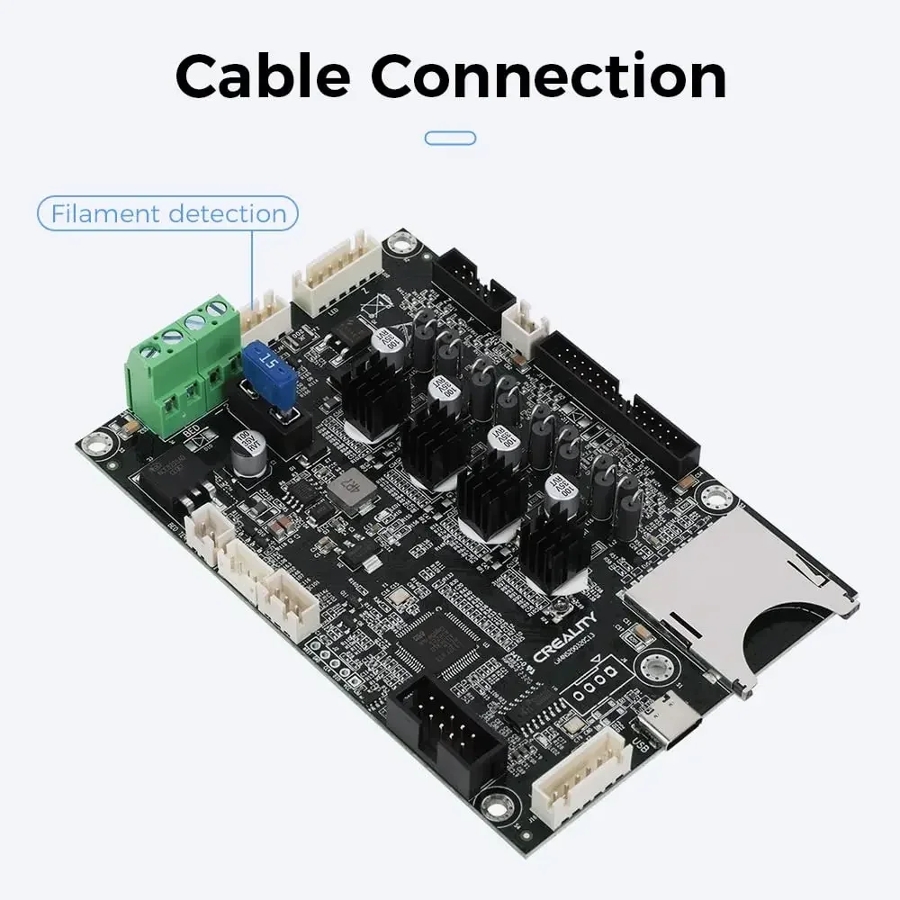 Creality Ender-3 V3 KE/SE Sensor Detector de salida de filamento Kit de mecanismo inteligente automático para impresora 3D piezas 3V3 KE/SE