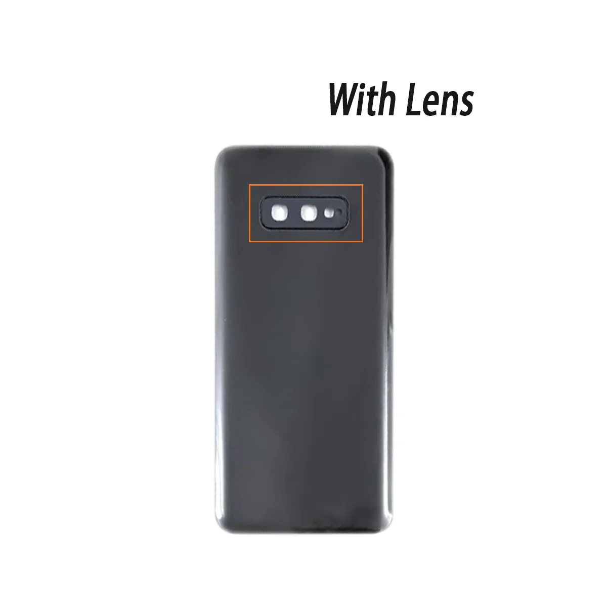 Nuevo para Samsung S10E cubierta trasera de batería Panel puerta trasera funda carcasa lente de cámara reemplazar