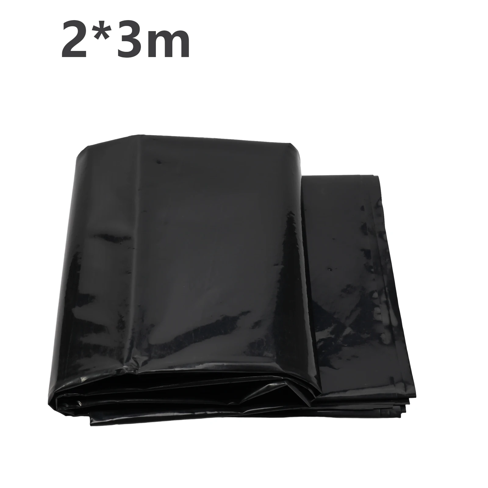 Película de revestimiento negro impermeable, revestimiento para estanque de peces, piscinas de jardín, HDPE reforzado, garantía resistente, estanque de paisajismo