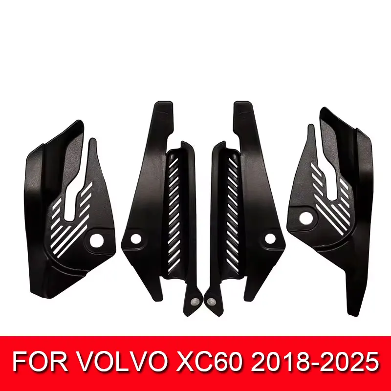 Para Volvo XC60 2018-2026: Rejilla Antihojas y Antigrapas para el Drenaje del Limpiaparabrisas, Accesorios Modificados para Coche 2025 2023 2022 2021 2020 2019