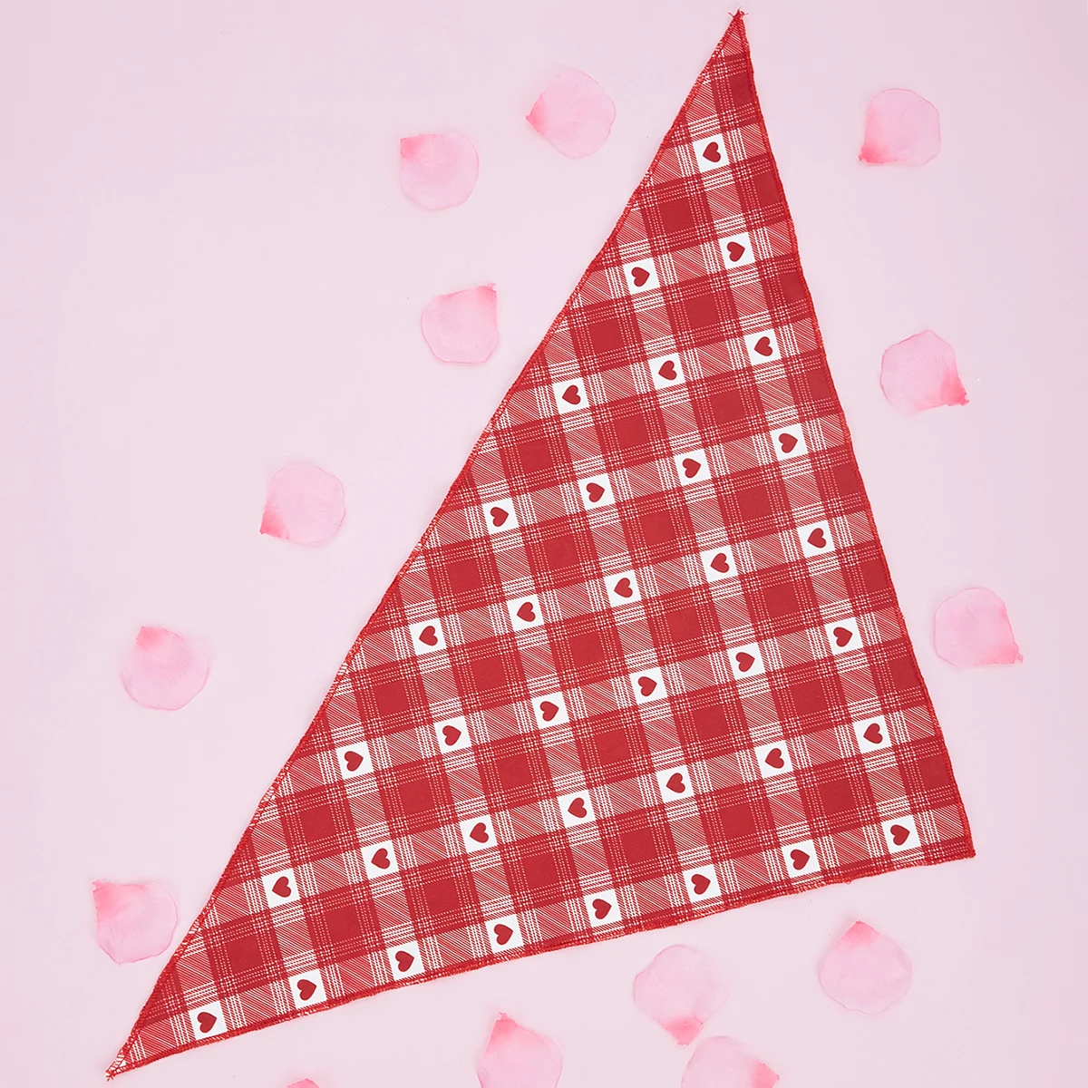 Bandana de San Valentín con corazones para perros, baberos triangulares, bufanda para mascotas para perros y gatos pequeños, medianos y grandes
