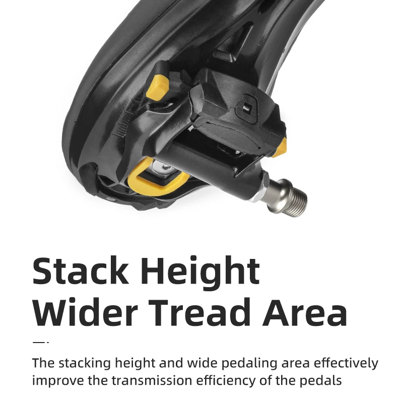 Pedal de bicicleta ROCKBROS SPD-SL, pedales autoblocantes para bicicleta de carretera, aleación de aluminio ultraligera, 2 piezas de bicicleta con rodamiento sellado