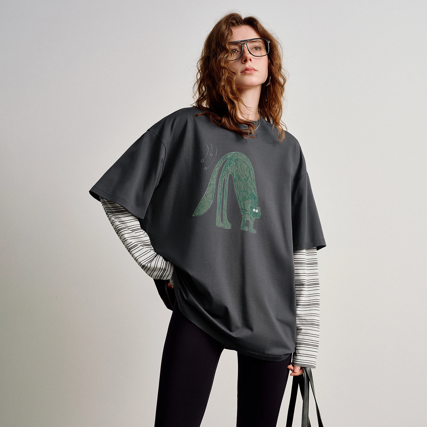 TOYOUTH-camisetas informales a rayas de dos piezas para mujer, Tops informales falsos de Lyocell, primavera 2026