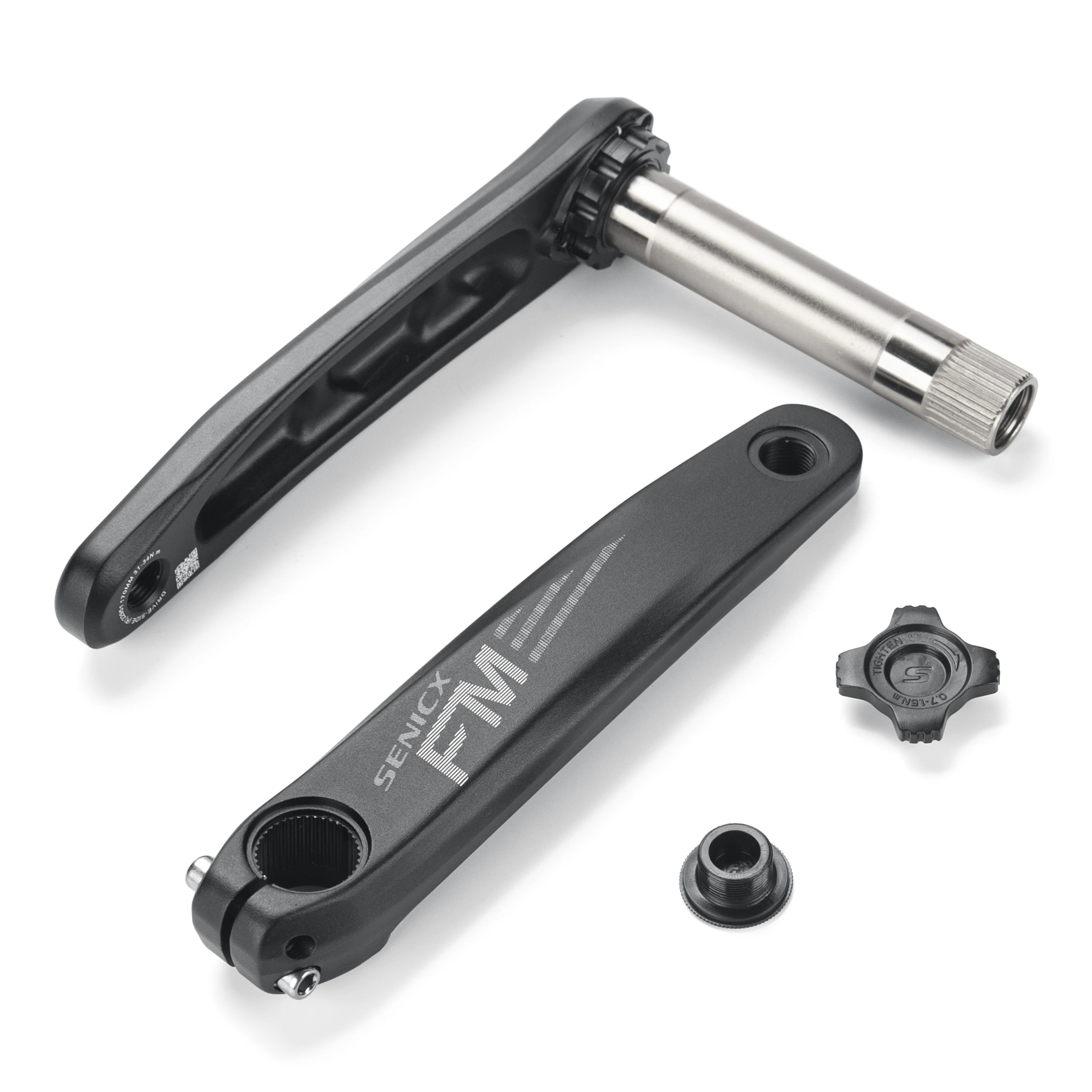 SENICX-manivela de montaje directo para bicicleta de montaña, aleación de aluminio, tres clavos, DUB 29MM/ 24MM, FM2/FM3