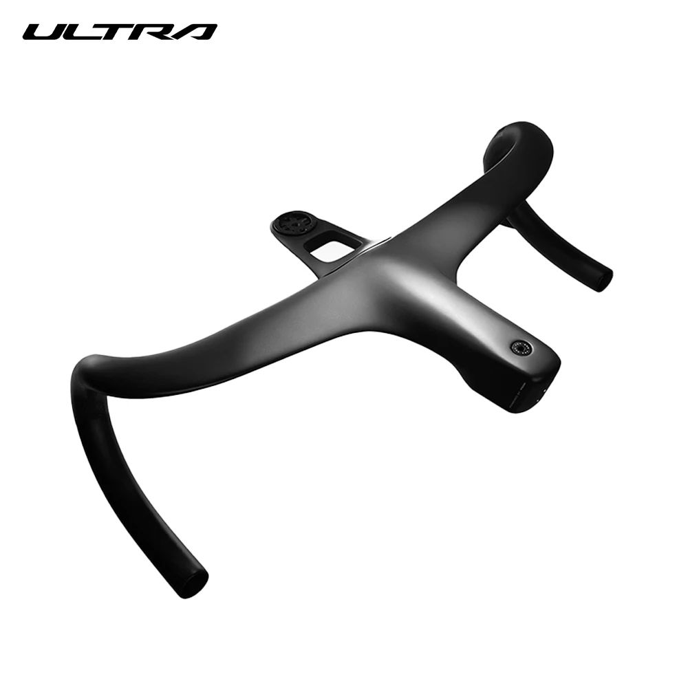 Manillar integrado THE ONE ULTRA aero de carbono, manillar de bicicleta de carretera con rastro oculto, 380/400/420, 28,6mm, bicicleta de carreras