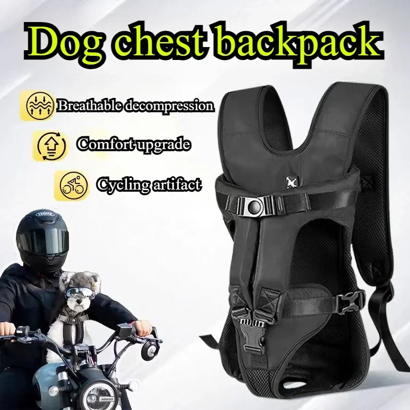 Bolsa para mascotas en el pecho que envuelve la mochila grande para perros, conveniente para llevar al salir, nuevo producto