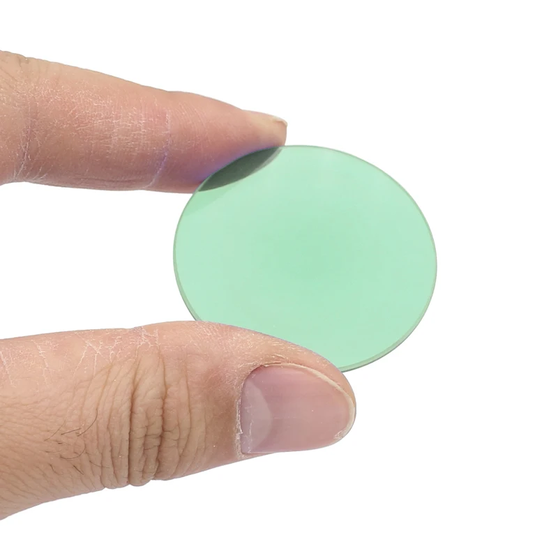 Filtro piezas para microscopio, accesorios de vidrio óptico transparente, Color verde, 32mm, 35mm, 42mm, 45mm, 1 unidad