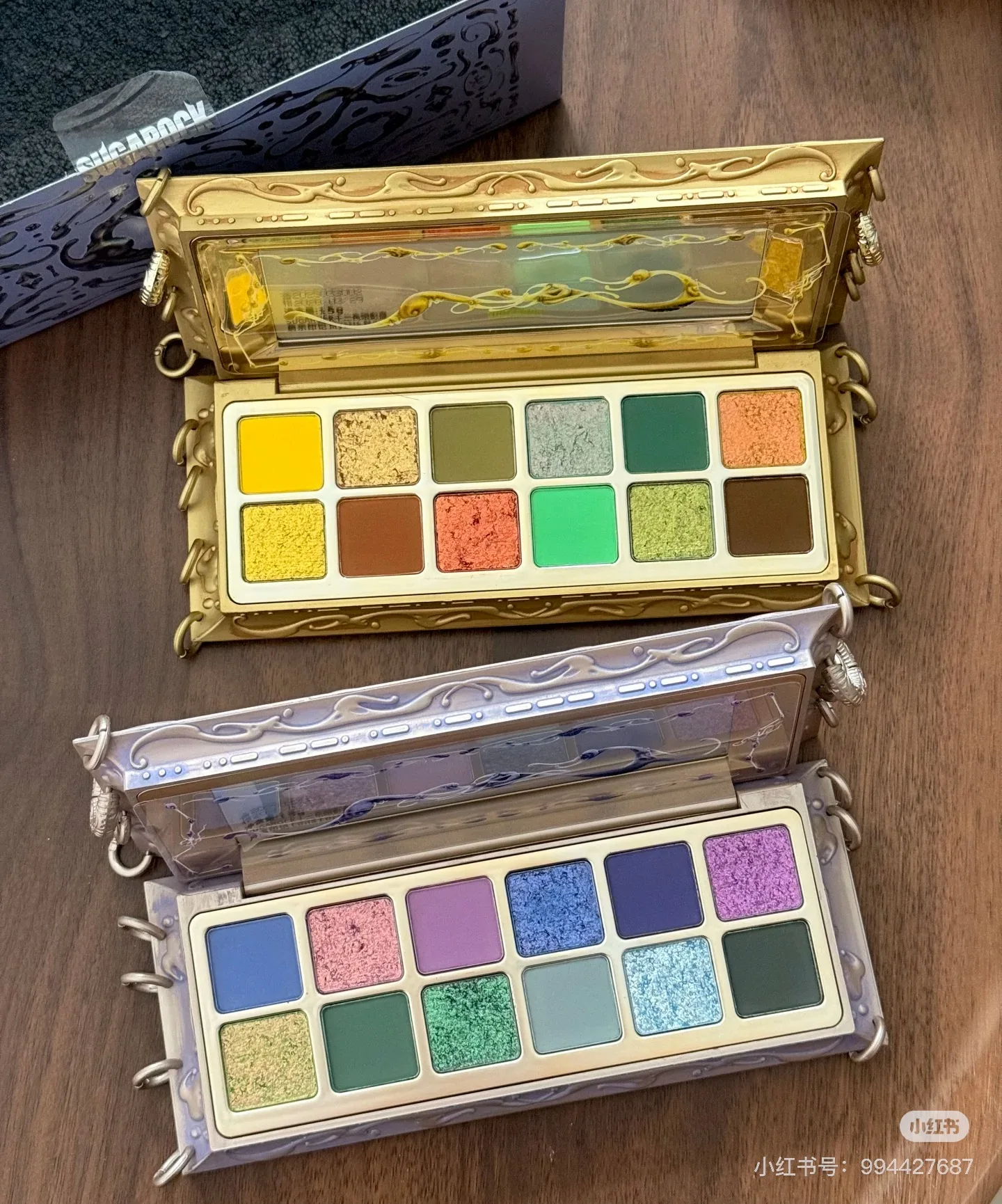 Sugarock 12 colores paleta de sombra de ojos brillo camaleón mate sombra de ojos maquillaje