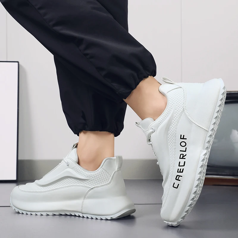 Zapatillas Casuales para Hombre, Forro de Tela Cómodo, Antideslizantes y Resistentes al Desgaste, Adecuadas para Deportes y Uso Diario