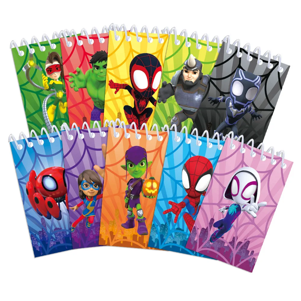 Mini Libreta de Bolsillo con Diseño de Araña Estilo Q, Libreta Portátil, Diario de Bolsillo para Estudiantes, Regalos de Cumpleaños y Festivos