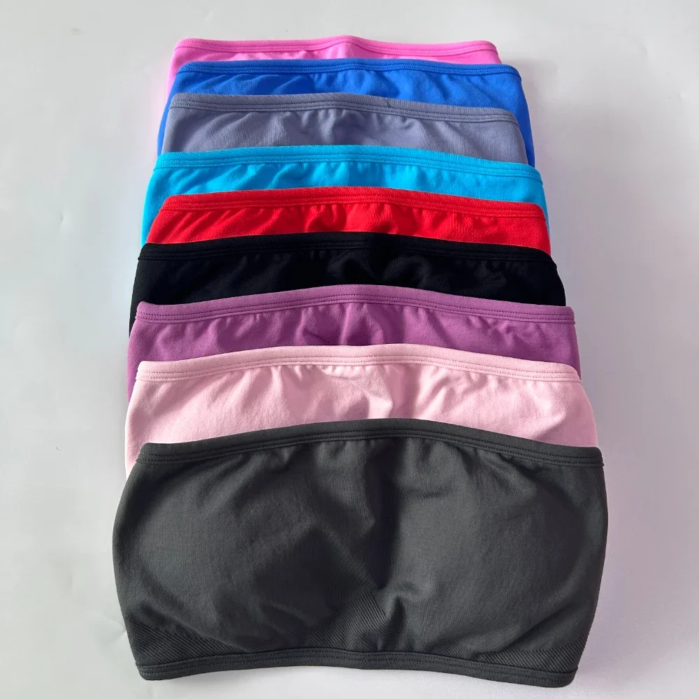 Pericic-Sujetador deportivo Bandeau con tirantes y espalda descubierta para mujer, camiseta sin mangas para Yoga, Top de gimnasio Sexy para entrenamiento y Fitness