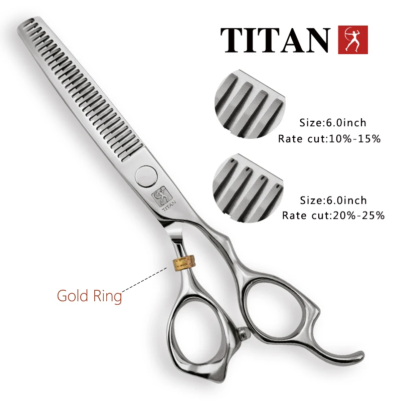 Tijeras Titan 3D Profesionales para Peluquería, Máquina de Cortar Cabello, Tijeras para Barbería