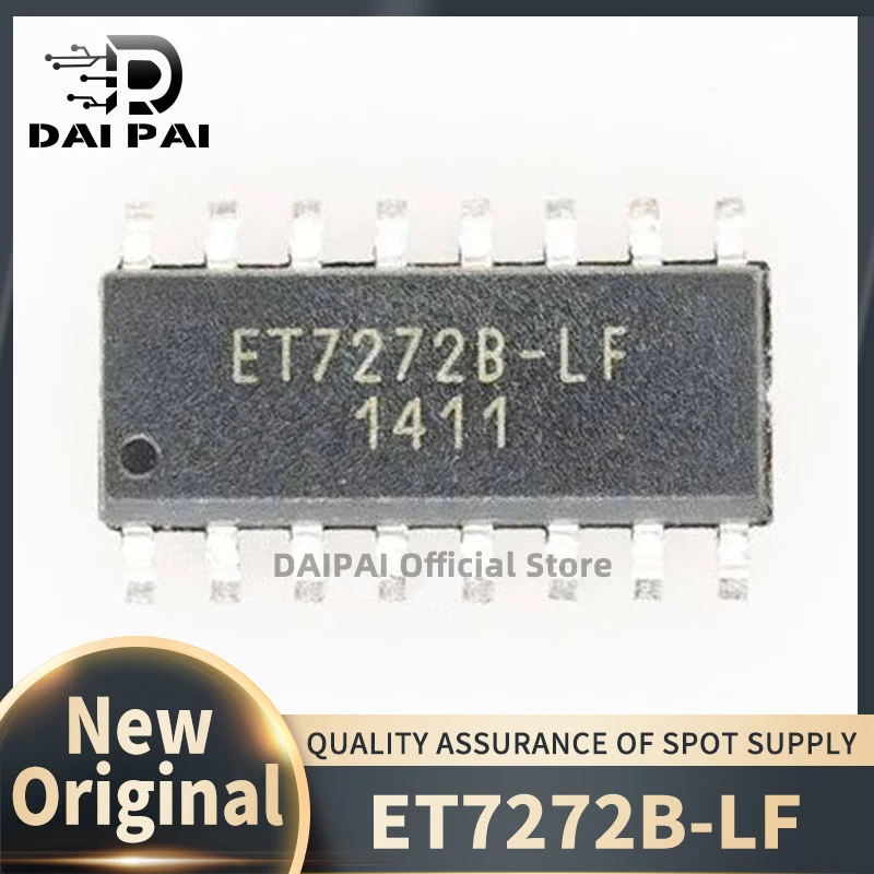 (2 uds-5 uds/lote) 100% nuevo chipset original ET7272B ET7272 ET7272B-LF ET7272B 7272B-LF SOP16