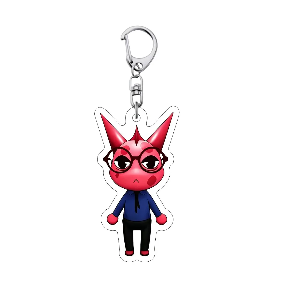 Llavero de acrílico con personaje de Hospital de Animales de Terror, accesorio para bolso del juego Hospital de Animales