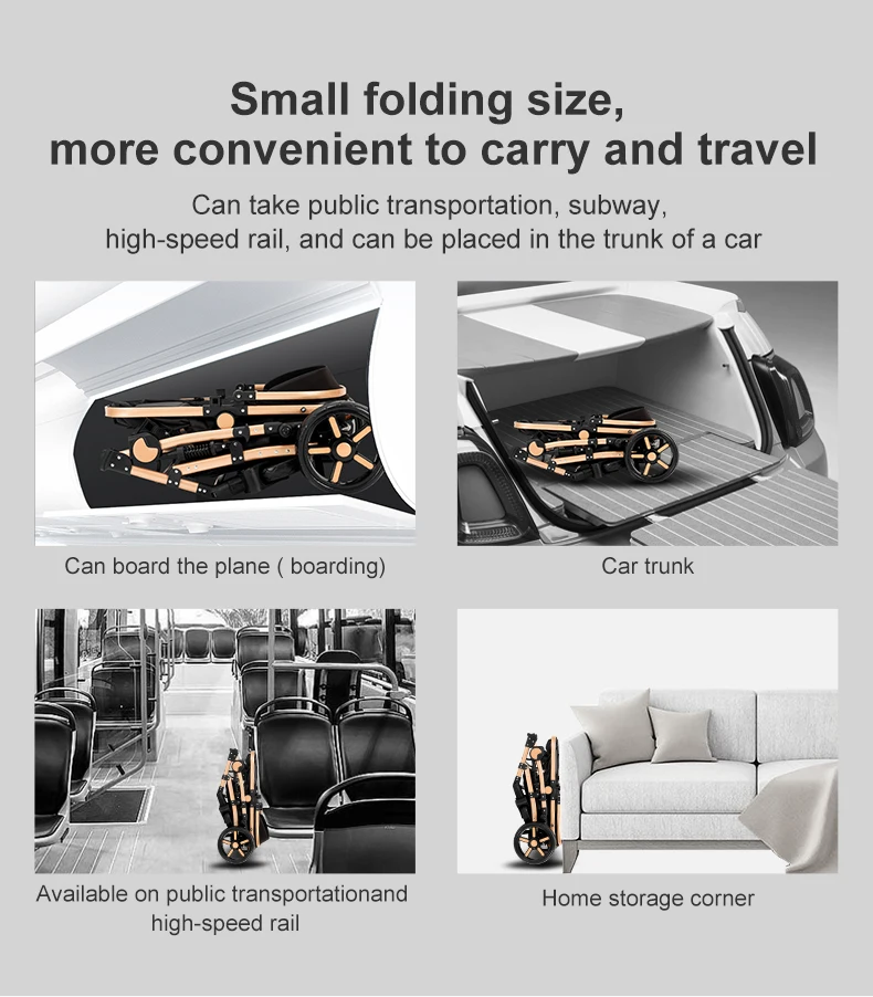 Sistema de viaje para bebé 3 en 1, cochecito y silla de paseo con asiento para automóvil, estructura ligera, plegable y compacto, posición alta, ruedas amortiguadoras, asiento reversible, respaldo de múltiples posiciones, capota extensible, protección UV, cesta de almacenamiento espaciosa.