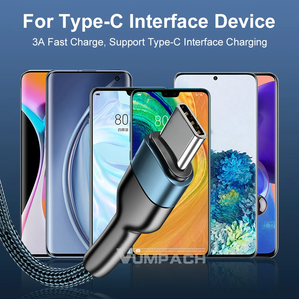 Cable usb c 5A tipo c rápido, cable de datos de carga rápida, cable usb c para Samsung s21 s20 A51 xiaomi mi 10 redmi note 9s 8t
