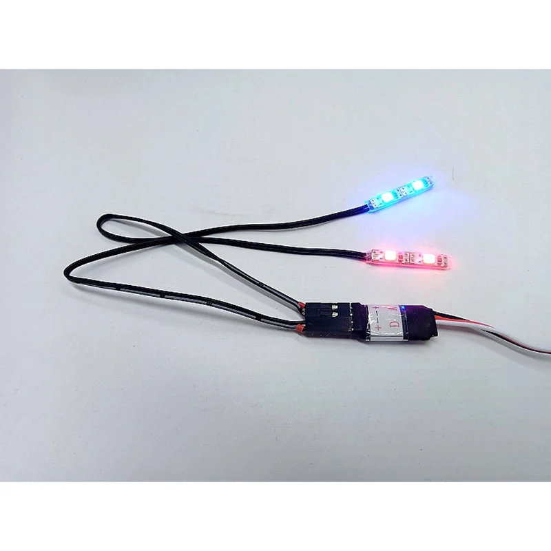 Barra de Luces LED para Modelos de Autos a Escala 1/10, Barra de Luces Intermitentes para Auto Traxxas TRX4, Auto de Escalada 1/14, Auto de Derrape, Camioneta RC Tamiya, para Scania 770S