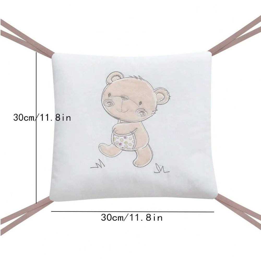Protector de cama de bebé, almohadillas de parachoques para cuna, 6 unids/set, parachoques para cama de bebé, cama de seguridad para niños alrededor de mezcla de algodón, cuna anticolisión y anticaída