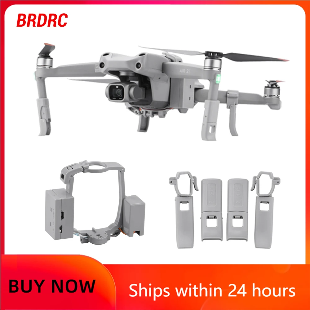 BRDRC Sistema de caída para DJI Air 2S/Mavic Air 2 Dispositivo de transporte lanzador de lanzamiento de aire con tren de aterrizaje accesorio de entrega de larga distancia