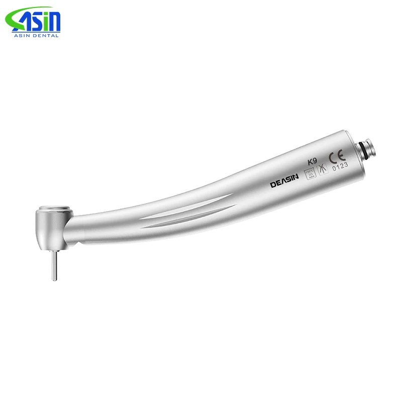 Turbina dental de alta velocidad con punta de rotor y acoplamiento tipo N, cuerpo de acero inoxidable para blanqueamiento dental