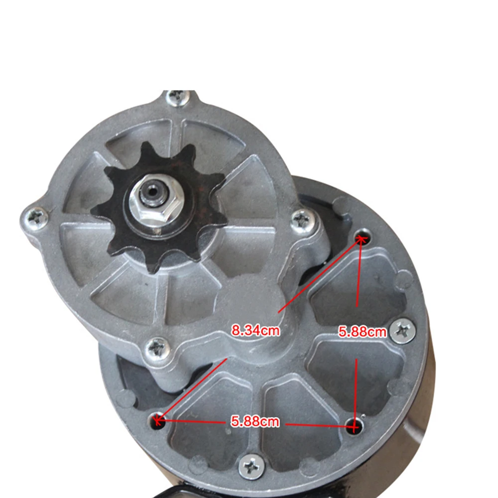 Motor de bicicleta eléctrica/bicicleta/Scooter, engranaje cepillado 24V DC 350W