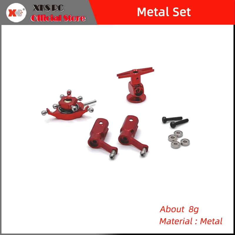 Wltoys XKS K110S K110 accesorios de helicóptero por control remoto, Motor de engranaje de hoja de dosel, placa ESC, Servo de cola de cabeza de Rotor para piezas originales K110S