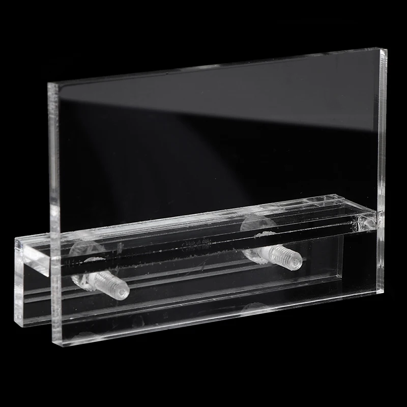 Soporte de luz LED transparente para acuario, accesorios de lámpara, soporte de fácil instalación, sin necesidad de perforación, 1 ud.