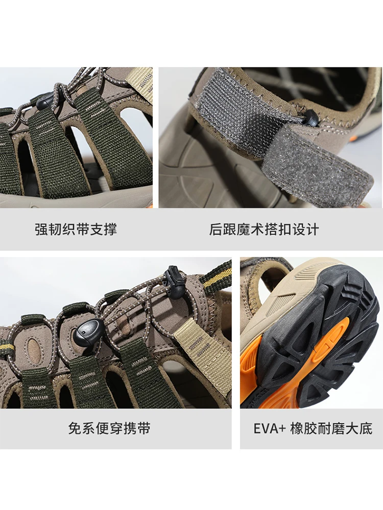 Sandalias HUMTTO para Mujer, Zapatos de Agua para Exteriores, Zapatillas de Vadeo Ligeras de Secado Rápido, Zapatos de Playa Transpirables para Hombre