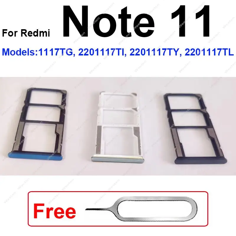 Bandeja de tarjeta Sim para Xiaomi Redmi Note 11 11S 11 Pro 4G 5G soporte de ranura para tarjeta SIM adaptador de tarjeta reemplazo del lector