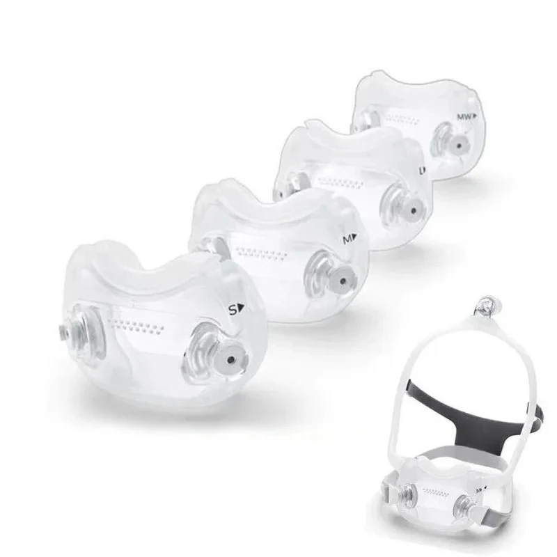 Almohadilla de Repuesto de Silicona Suave, Tamaños S/M/MW/L, Accesorios de Repuesto Compatibles con la Mascarilla de Ventilación CPAP DreamWear de Cara Completa