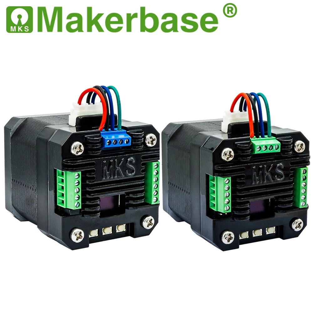 Makerbase MKS SERVO42D NEMA17 controlador de Motor paso a paso de circuito cerrado impresora 3D CNC para Gen_L FOC silenciosa y eficiente