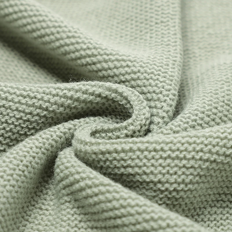 Mantas de punto para bebé, ropa de cama para cuna, edredón para niñas a cuadros, 90x70cm, cochecito para recién nacido, abrigado, volantes lisos a la moda