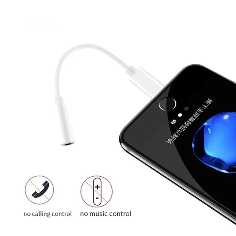Adaptador de auriculares para iluminación, 1-8 unidades, para IPhone 11, 12, 13, 14 Pro Max, 12Mini, SE, XR, X, 8, 7 + IOS, Cable de Audio AUX con conector de 3,5 Mm