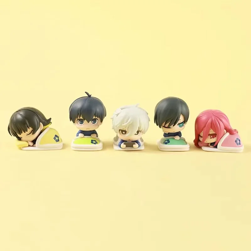 Figura de acción de bloqueo azul, adorno de dibujos animados lindo, Isagi, yoachi, Chigiri, Hyoma, Nagi, Seishiro, Rin, Itoshi, modelo de juguete