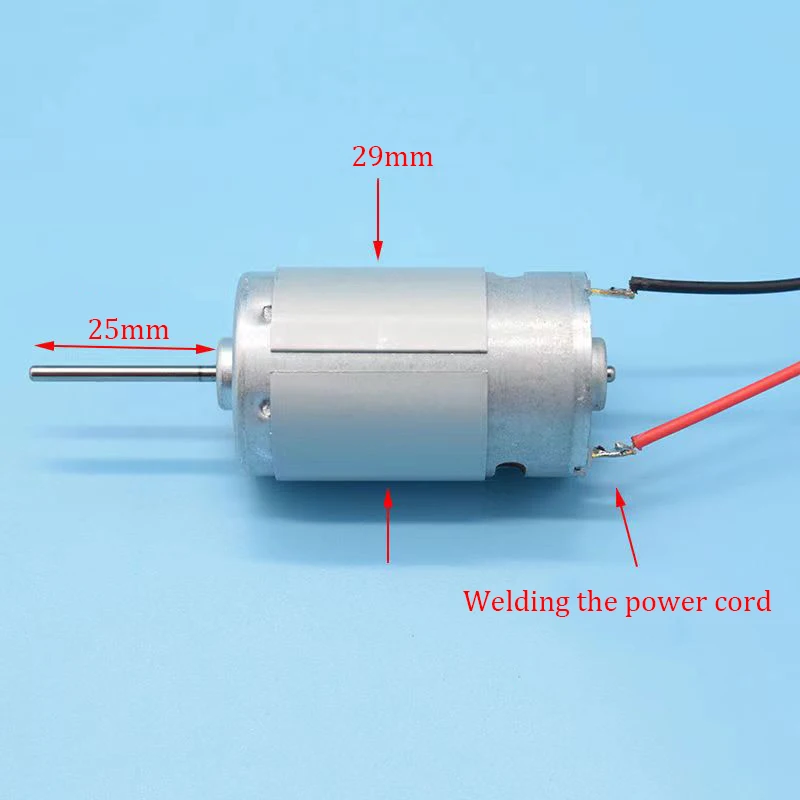 Propulsor subacuático de 7,4 V y 12V, Motor incorporado para barco de cebo de pesca RC, propulsor impermeable
