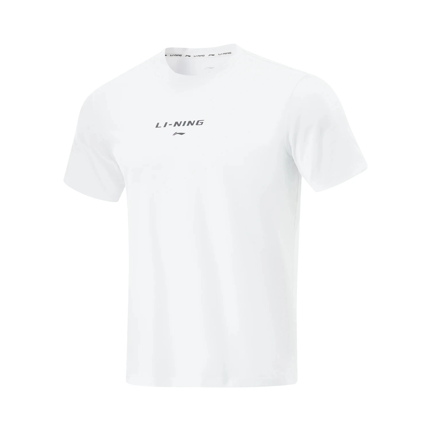 Li-ning Camiseta deportiva de entrenamiento para hombre AT DRY ULTRA Regular Fit 100% poliéster forro de Fitness camisetas de manga corta ATSV115