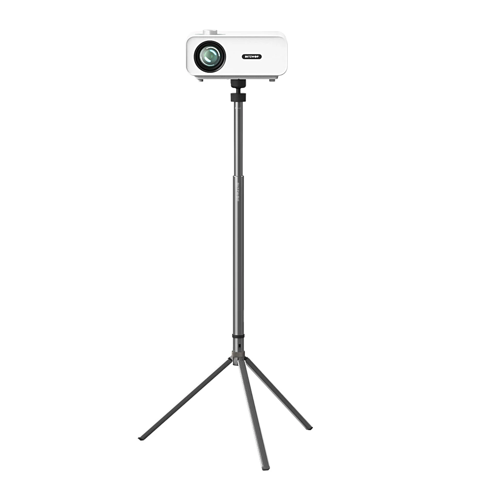 BlitzWolf-soporte para proyector de BW-VF3, trípode estable con ajuste de 360 °, aleación de aluminio, capacidad de 10KG de peso, portátil para películas al aire libre