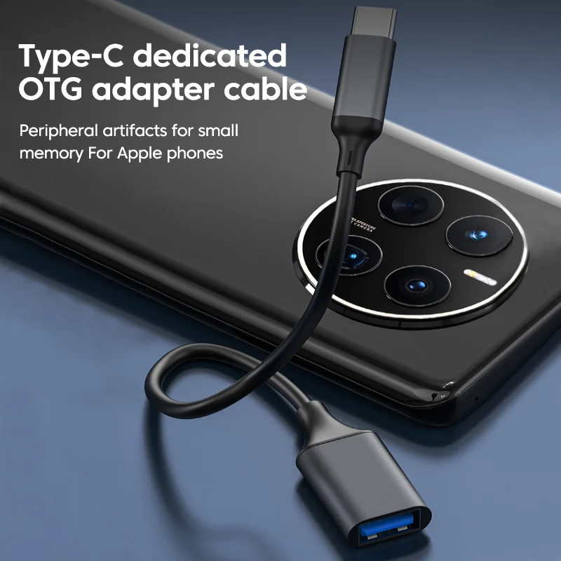Crouch OTG tipo C a USB 3,0 Cable adaptador USB C a USB A Cable OTG hembra para teléfono PC tableta U disco conector de transferencia de datos