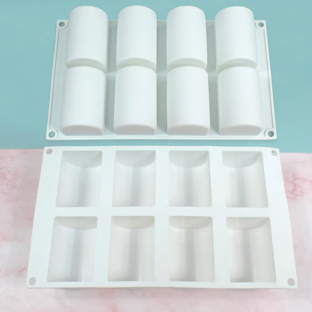 Molde de silicona ovalado para tartas de mousse, molde para repostería, bandeja para dulces, molde para hornear dulces franceses caseros DIY